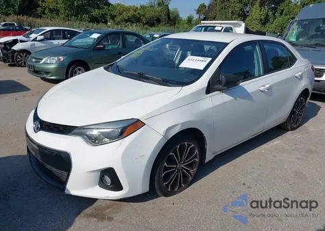 2016 Toyota Corolla S Plus z USA, uszkodzony, nr VIN 2T1BURHE0GC596387